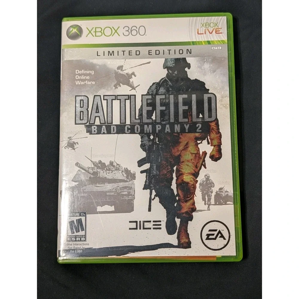 Battlefield: Bad Company 2 Limited Edition (Xbox 360, 2010) - CIB